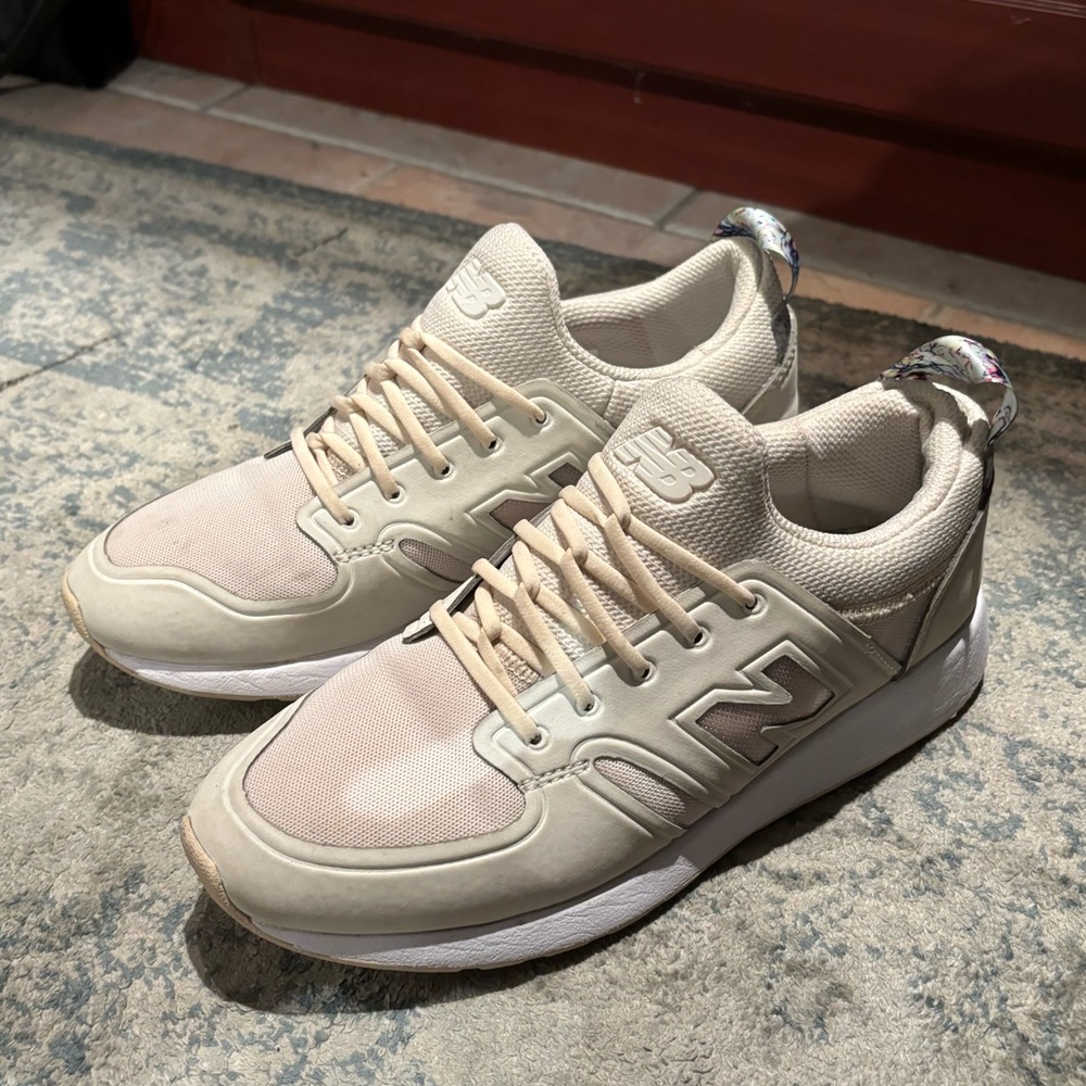 New Balance Cream Sneakers